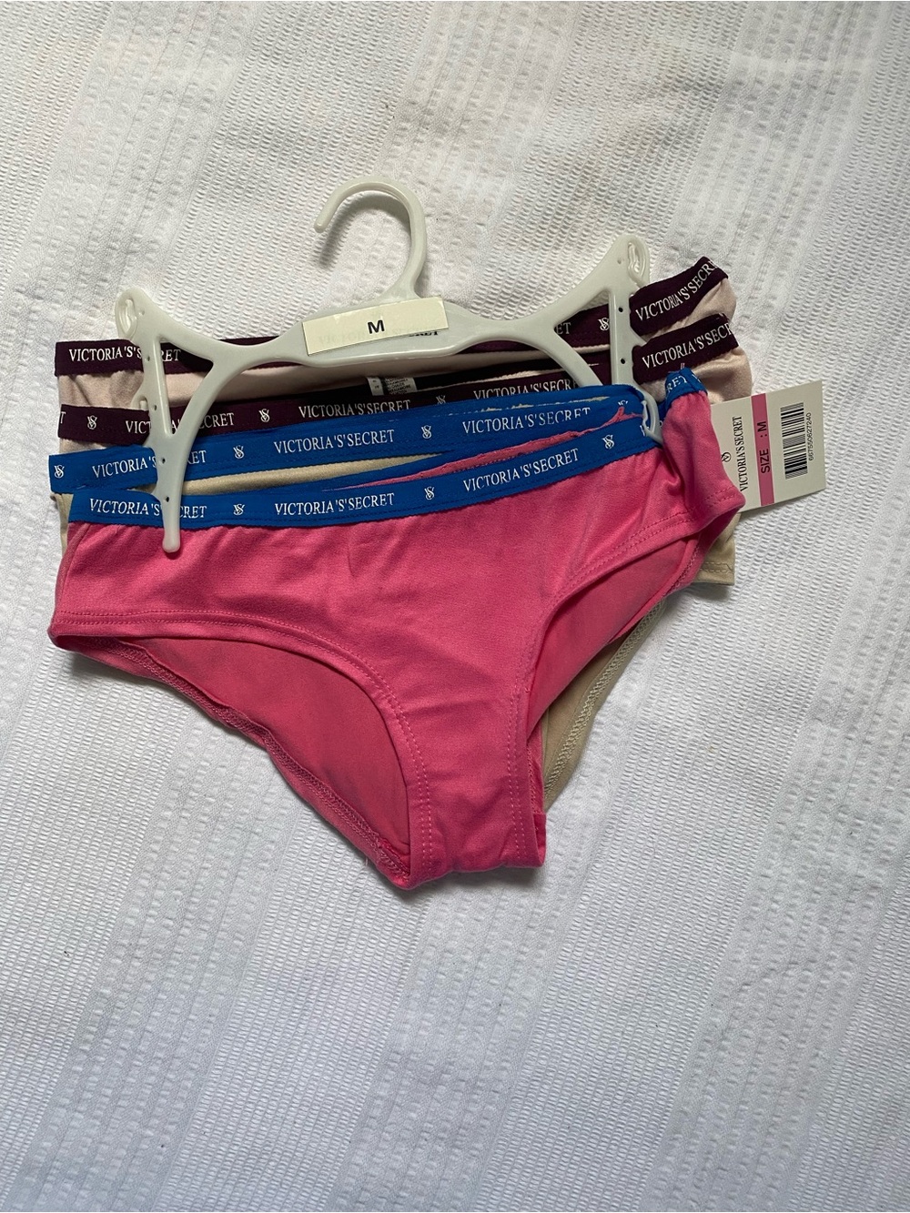 Victoria's Secret Cotton Bikini ladies panties - 4pk with Branded Waistbands